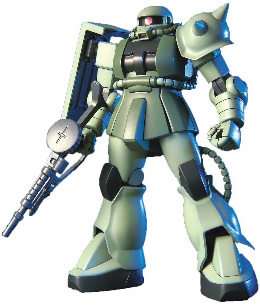 GUNDAM - HGUC 1/144 MS-06 Zaku II Mass Production - Model Kit