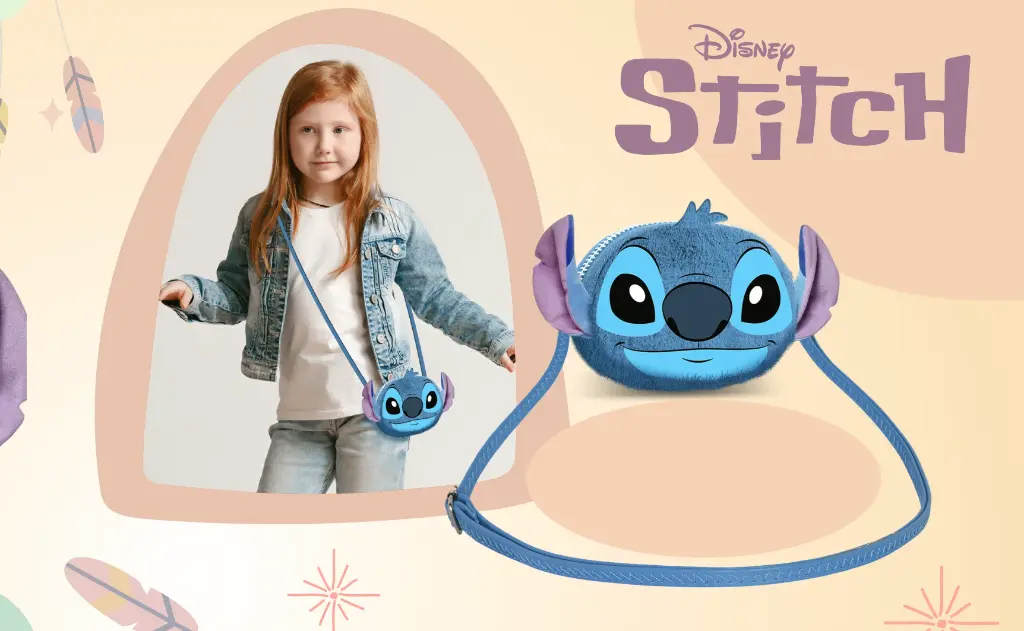 STITCH - Love - Mini Sac à Bandoulière Heady Fourrure '20x15x6cm' 