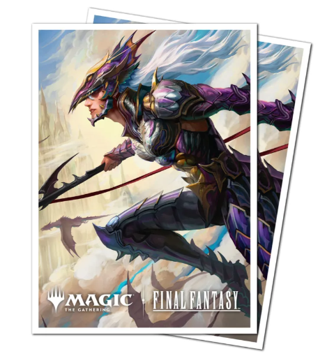 Ultra Pro - Magic: The Gathering - Universes Beyond: Final Fantasy - Pochettes de protection APEX Deck Premium Kain, Traitorous Dragoon 105p. 