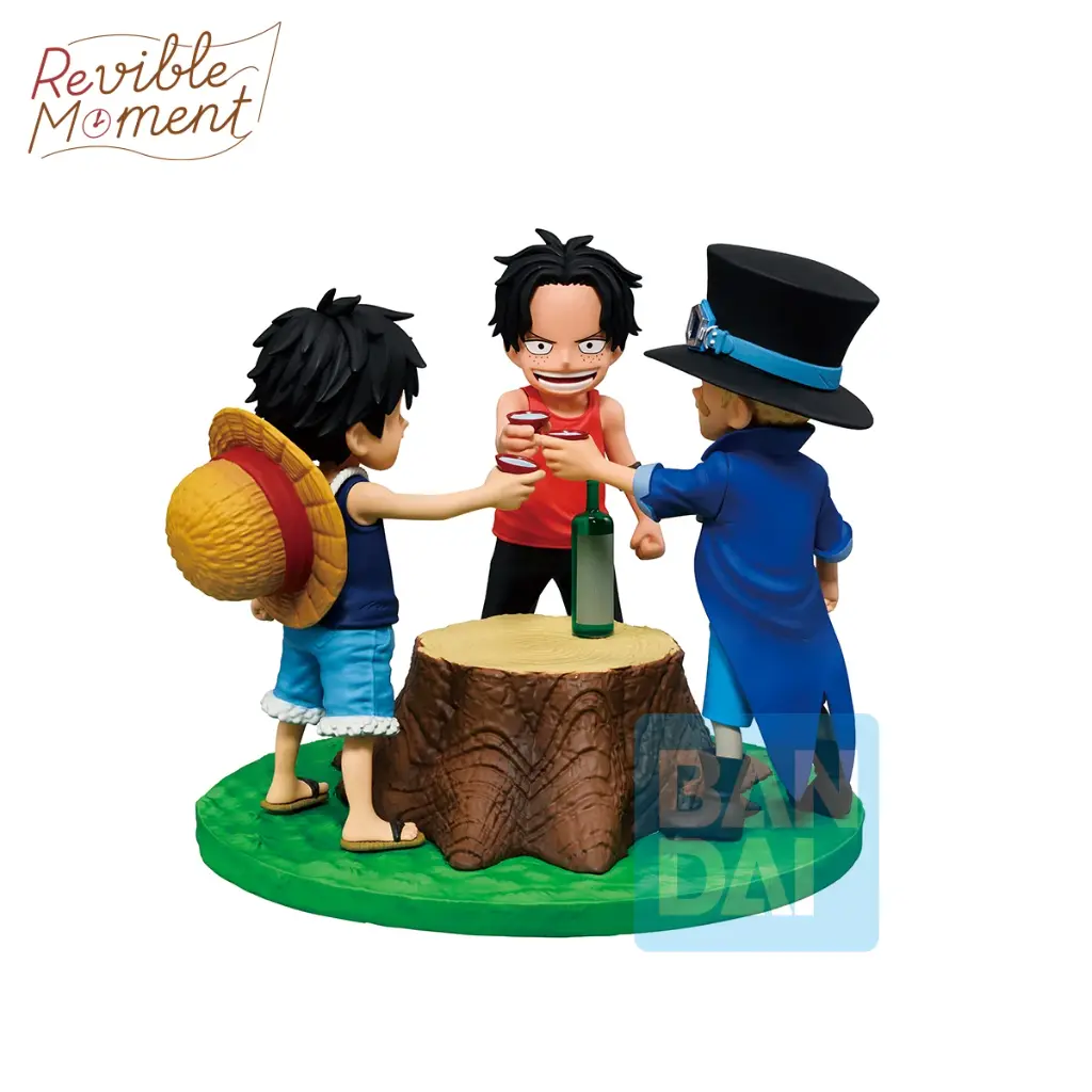 ONE PIECE - Ace & Sabo & Luffy - Figurine Dramatic Memories 10cm