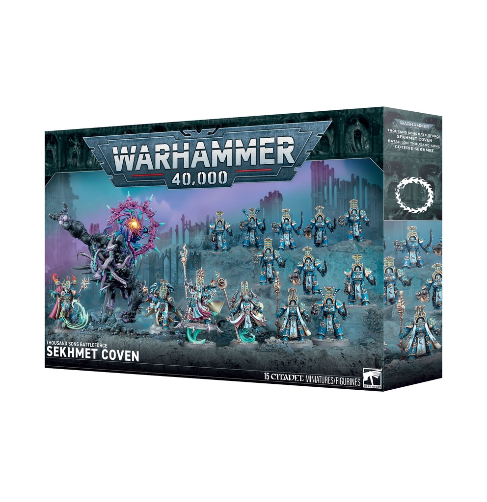 40K - Chaos - Thousand Sons: Bataillon Thousand Sons - Coterie Sekhmet
