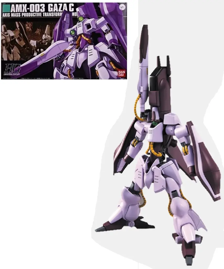 GUNDAM - 1/144 HGUC GAZA C ( Haman Karn's Mobile Suit ) - Model Kit