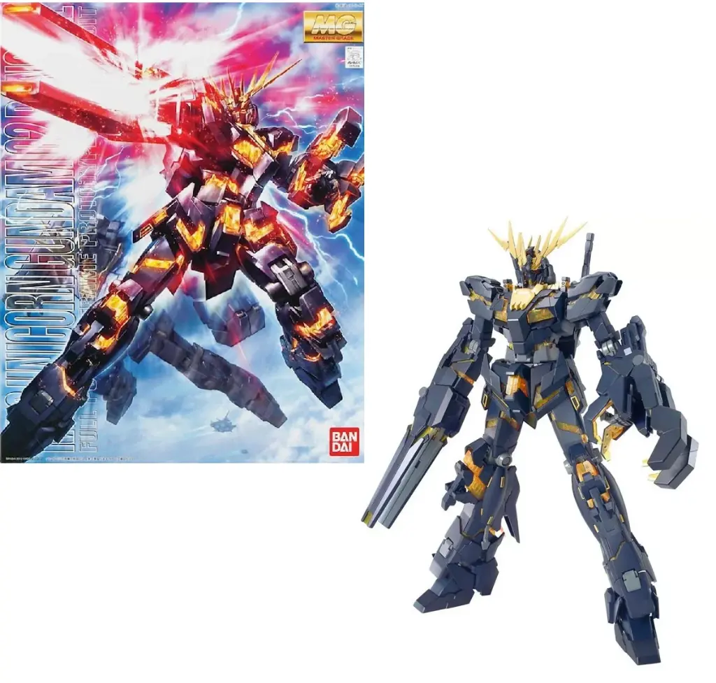 GUNDAM - Model Kit - MG 1/100 - Unicorn Gundam 2 Banshee - 18 CM