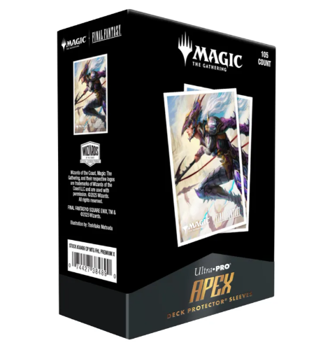 Ultra Pro - Magic: The Gathering - Universes Beyond: Final Fantasy - Pochettes de protection APEX Deck Premium Kain, Traitorous Dragoon 105p. 