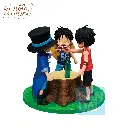 ONE PIECE - Ace & Sabo & Luffy - Figurine Dramatic Memories 10cm