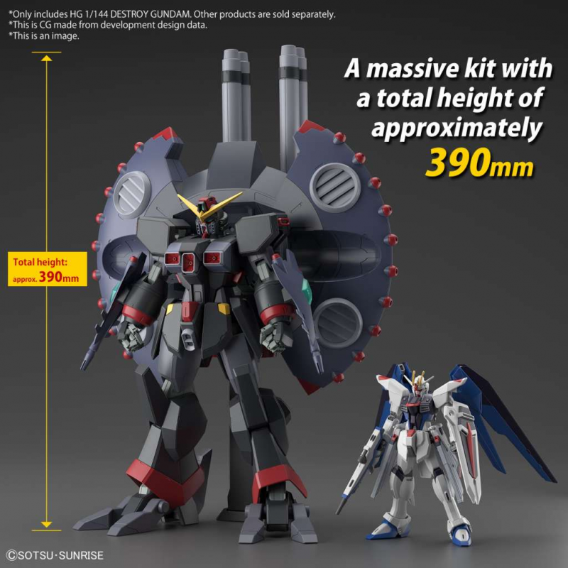 GUNDAM - HG 1/144 Destroy Gundam - Model Kit