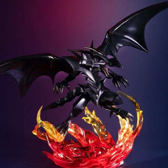 YU-GI-OH! - Dragon Noir Yeux Rouges -Statuette Monsters Chronicle 14cm 