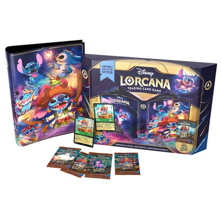 Disney Lorcana JCC : La Mer Azurite - Coffret Collector Stitch - FR 