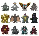 GODZILLA 70TH - Mystery Minis