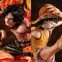 ONE PIECE - Luffy & Ace "Bond between brothers" -Statuette P.O.P. 25cm 