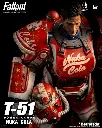 FALLOUT - T-51 Armure Assistée "Nuka Cola" - Figurine 1/6 37cm 