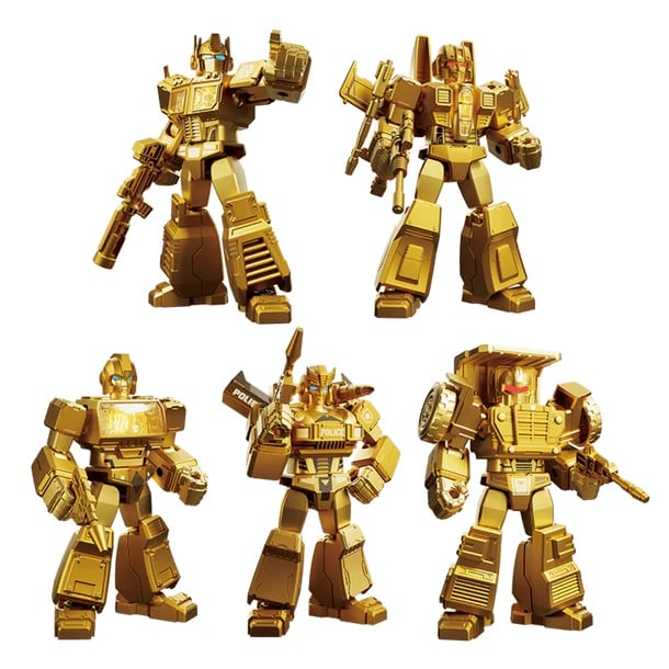 TRANSFORMERS - Golden Version - Model Kit Blokees Coffret 6 pc 