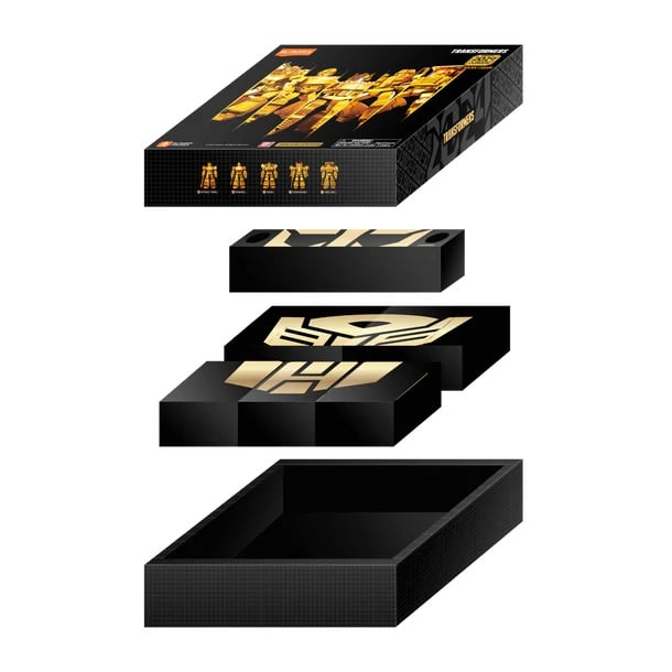 TRANSFORMERS - Golden Version - Model Kit Blokees Coffret 6 pc 