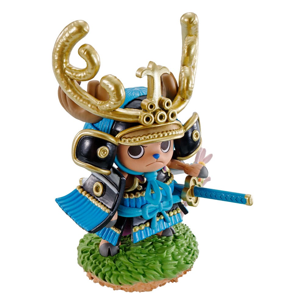 ONE PIECE - Logbox Re Birth Wanokuni - Set 4 Statuettes Petitrama 9cm 