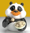 Numskull - TUBBZ Canard de bain - Kung Fu Panda - Po (Première Édition) - 9cm 