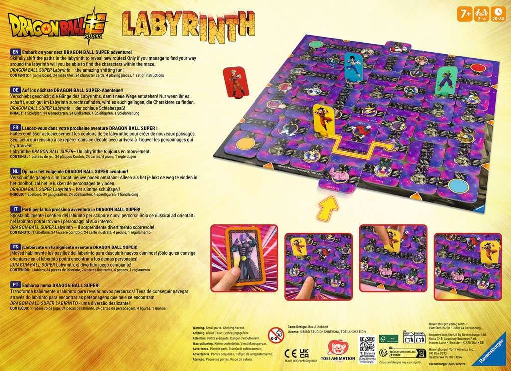 DRAGON BALL SUPER - Jeu de Plateau Labyrinth 