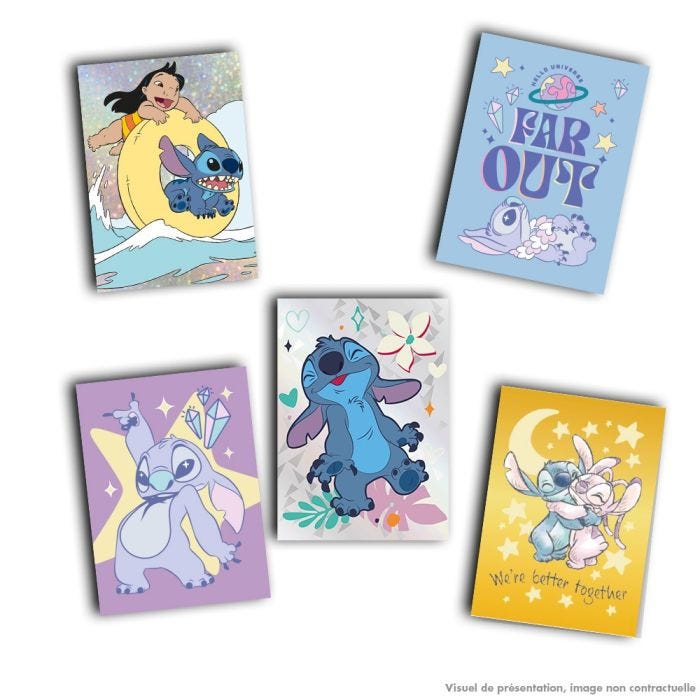 STITCH - Panini Display 24 Pochette 6 Trading cards 