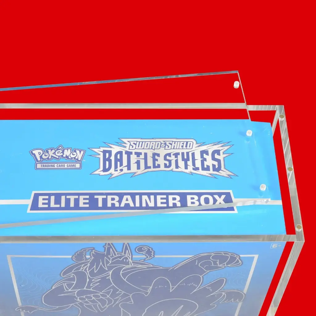 EVORETRO - Acrylic Protection ETB Elite trainer box w/ Magnet 1pcs