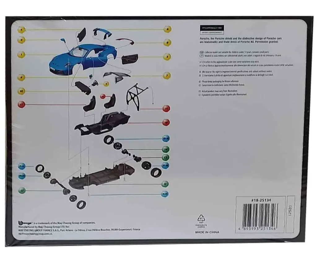 PORSCHE - 911 Gt3 - Model Kit 1/24