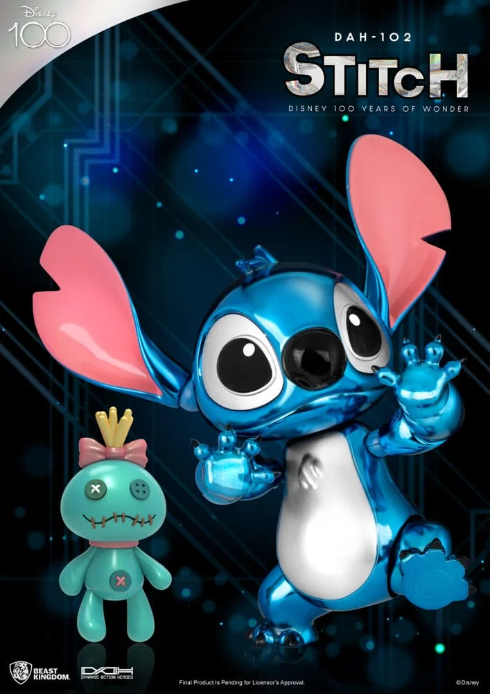 DISNEY 100 YEARS OF WONDER - Stitch - Fig. Dynamic Action Heroes 16cm