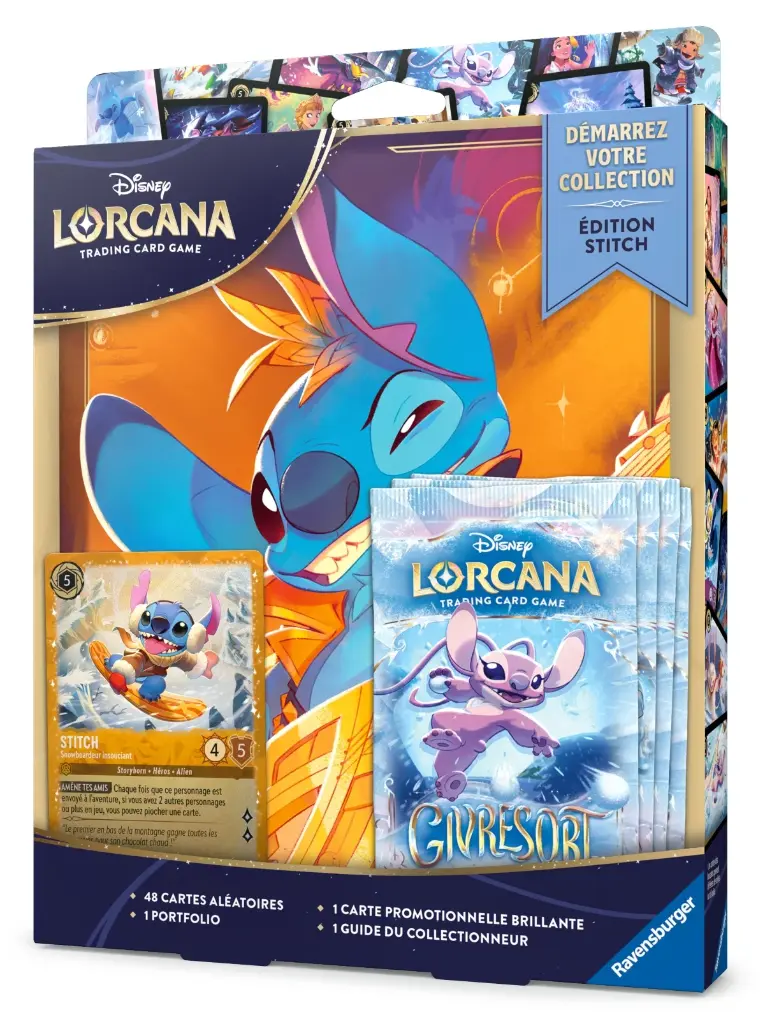 DISNEY - Lorcana -Trading Cards Collec. Starter Set Stitch Edition -FR