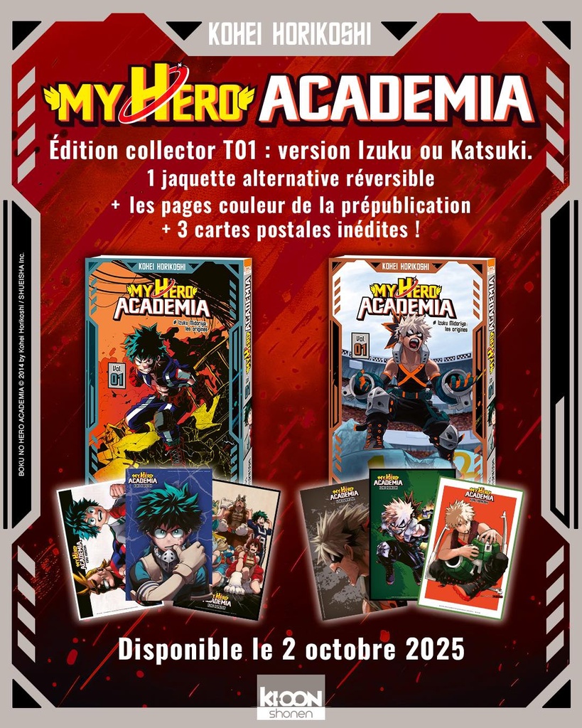 MY HERO ACADEMIA - Tome 1 - EDITION COLLECTOR DEKU
