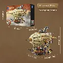 PANTASY - Dirigeable Steampunk - Bloc de Construction 2858 pcs