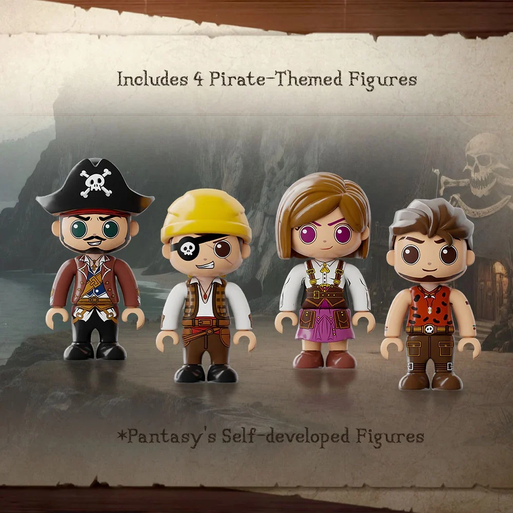 PANTASY - Dirigeable Steampunk - Bloc de Construction 2858 pcs (copie)