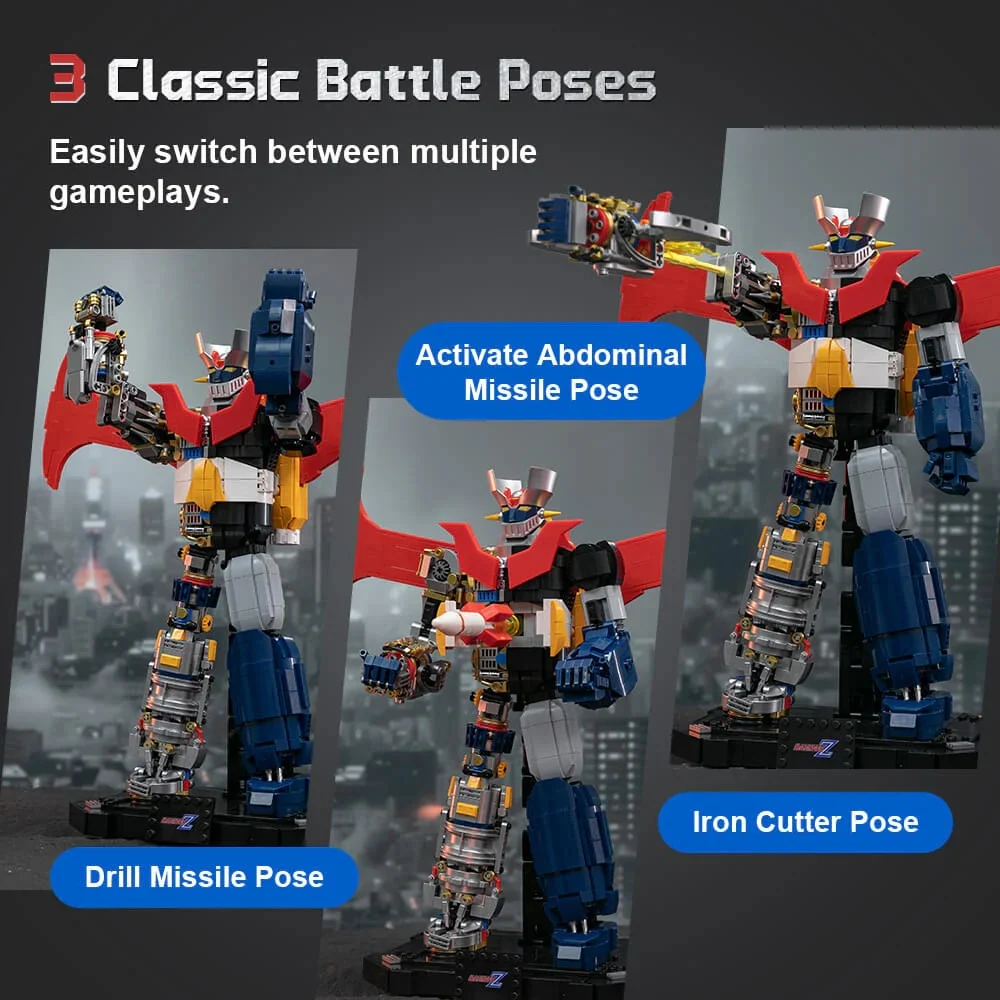 MAZINGER Z - Mazinger Z mécanique - Bloc de Construction 1901 pcs