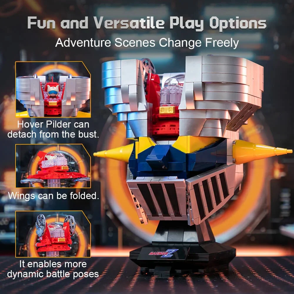 MAZINGER Z - Buste Mazinger Z - Bloc de Construction 669 pcs