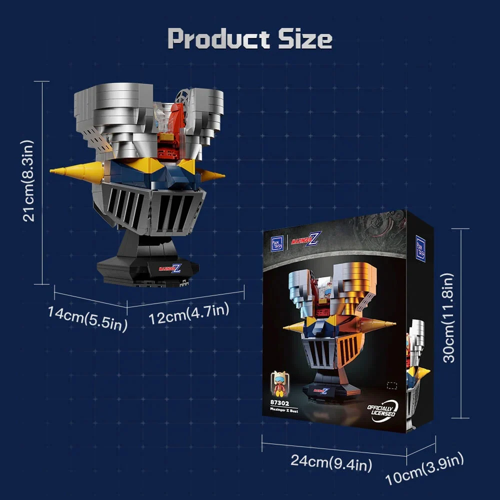 MAZINGER Z - Buste Mazinger Z - Bloc de Construction 669 pcs