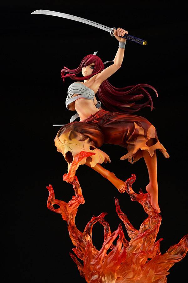 FAIRY TAIL -Erza Scarlet Samurai Ver. Kurenai -Statuette OrcaToys 43cm