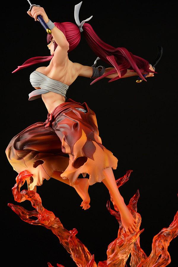 FAIRY TAIL -Erza Scarlet Samurai Ver. Kurenai -Statuette OrcaToys 43cm