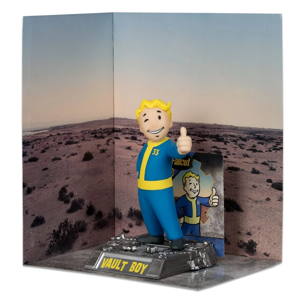 FALLOUT - Vault Boy (Gold Label) - Figurine Movie Maniacs 15cm