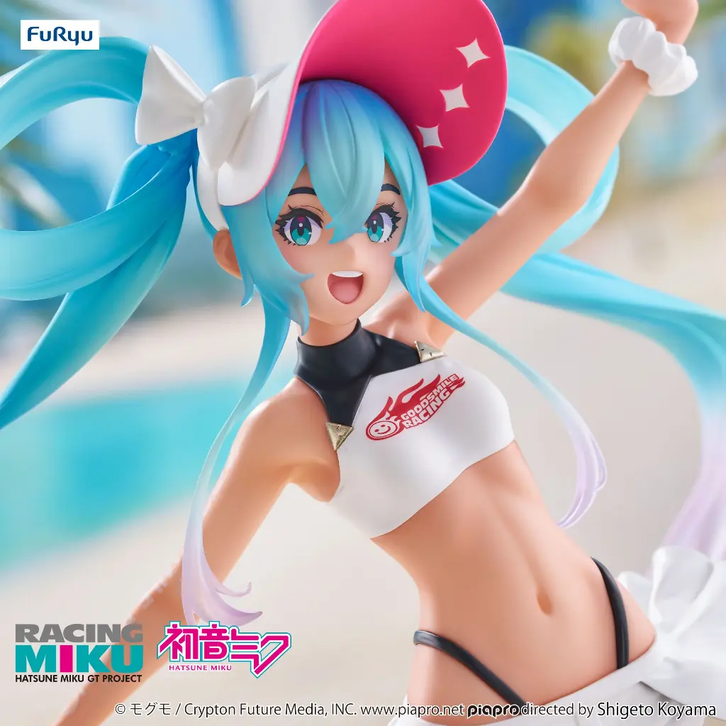 HATSUNE MIKU - Racing Miku 2024 Summer - Statuette Trio-Try-It 21cm 