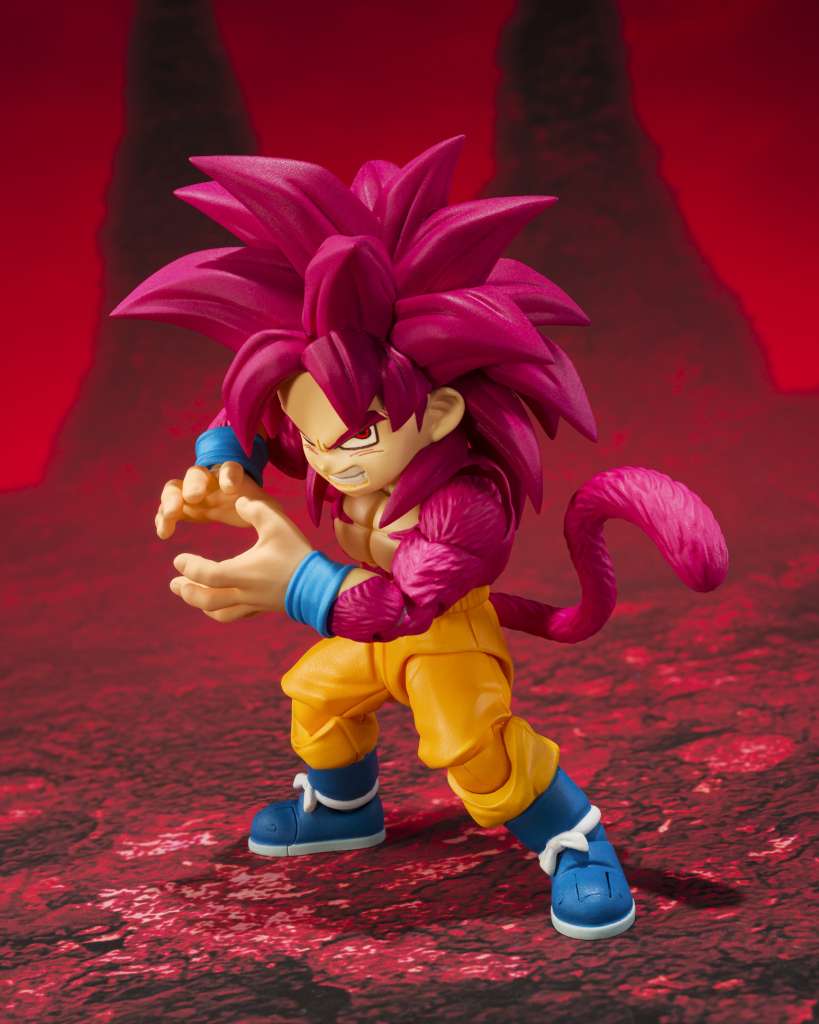 DRAGON BALL DAIMA - Son Goku Super Saiyan 4 - Fig. S.H. Figuarts 8cm