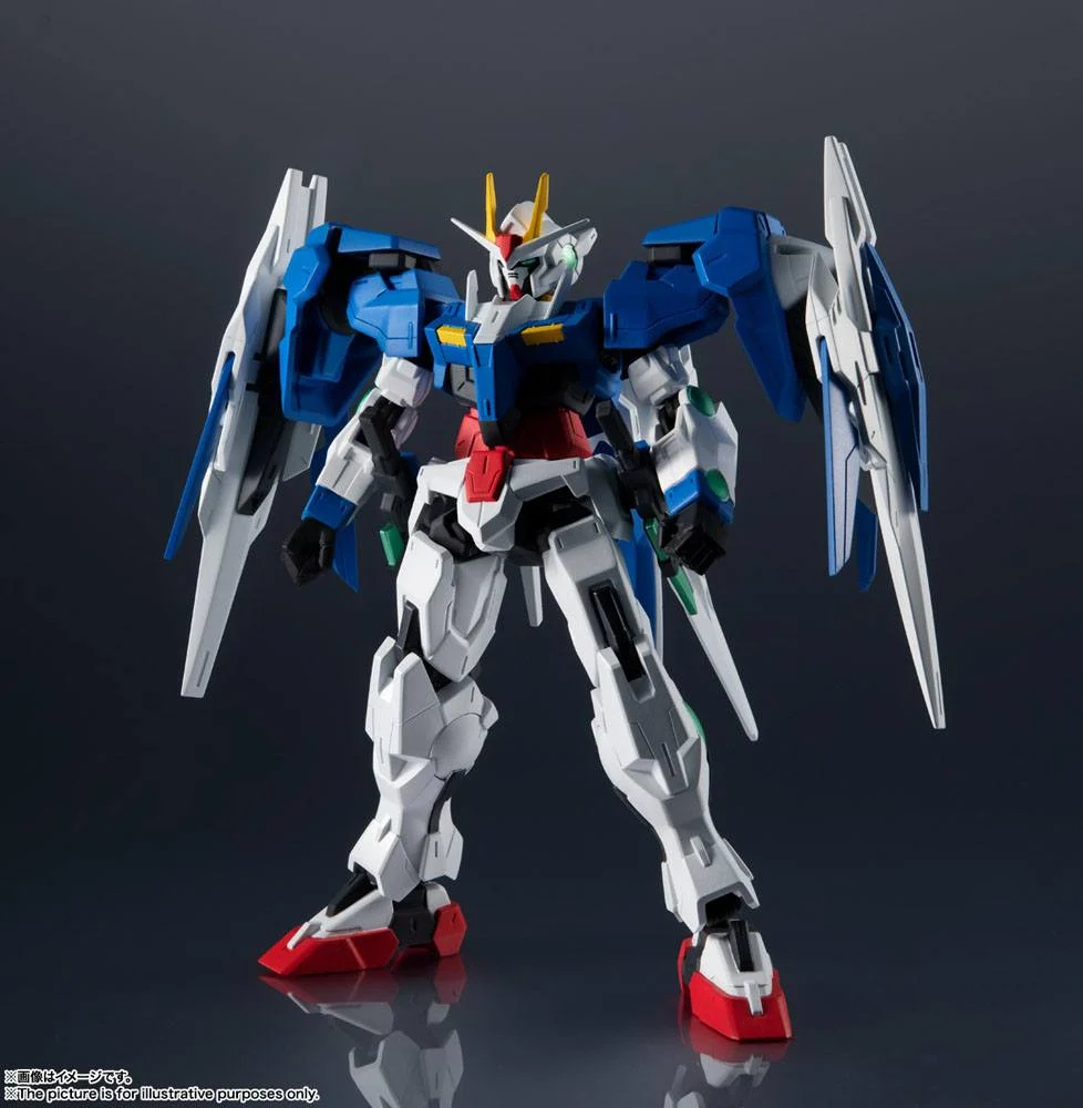 GUNDAM - GN-0000 + GNR-010 00 Raiser - Action Figure 15cm