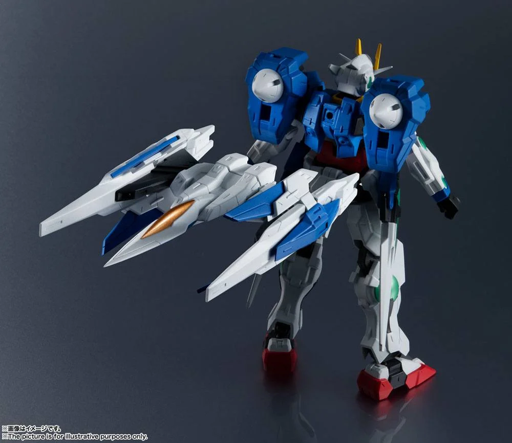 GUNDAM - GN-0000 + GNR-010 00 Raiser - Action Figure 15cm