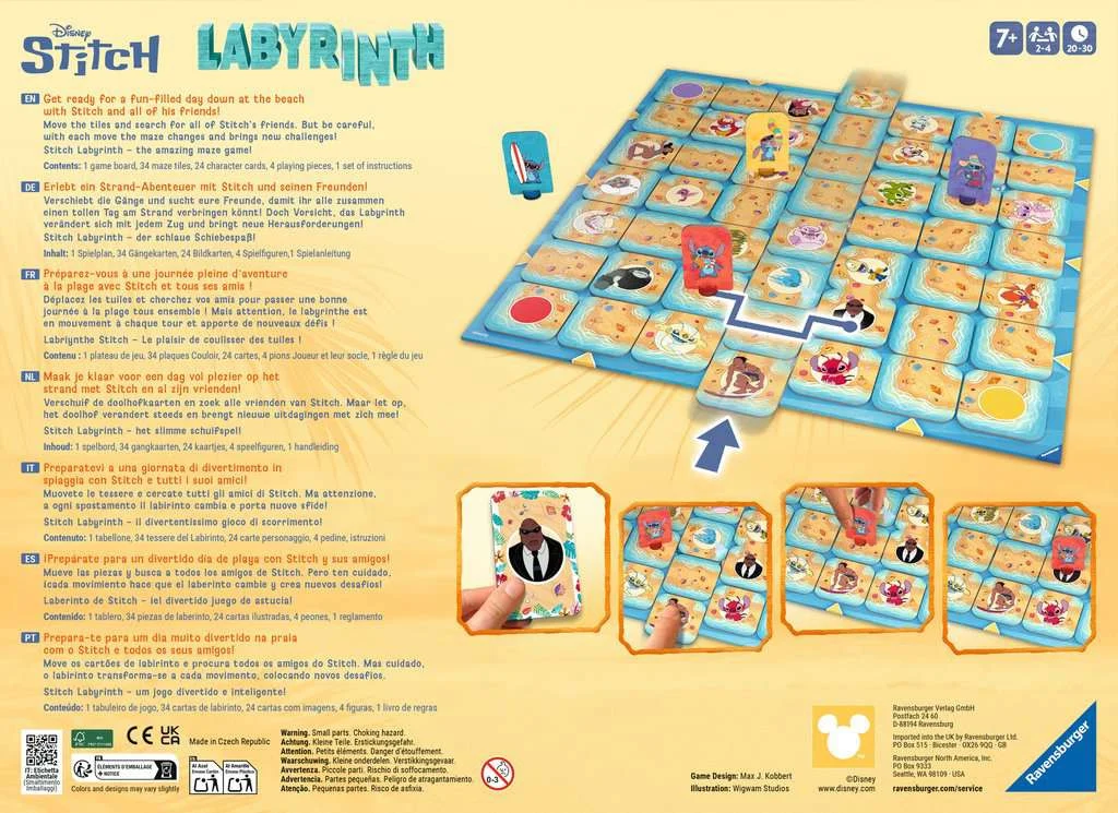 STITCH - Jeu de Plateau Labyrinth