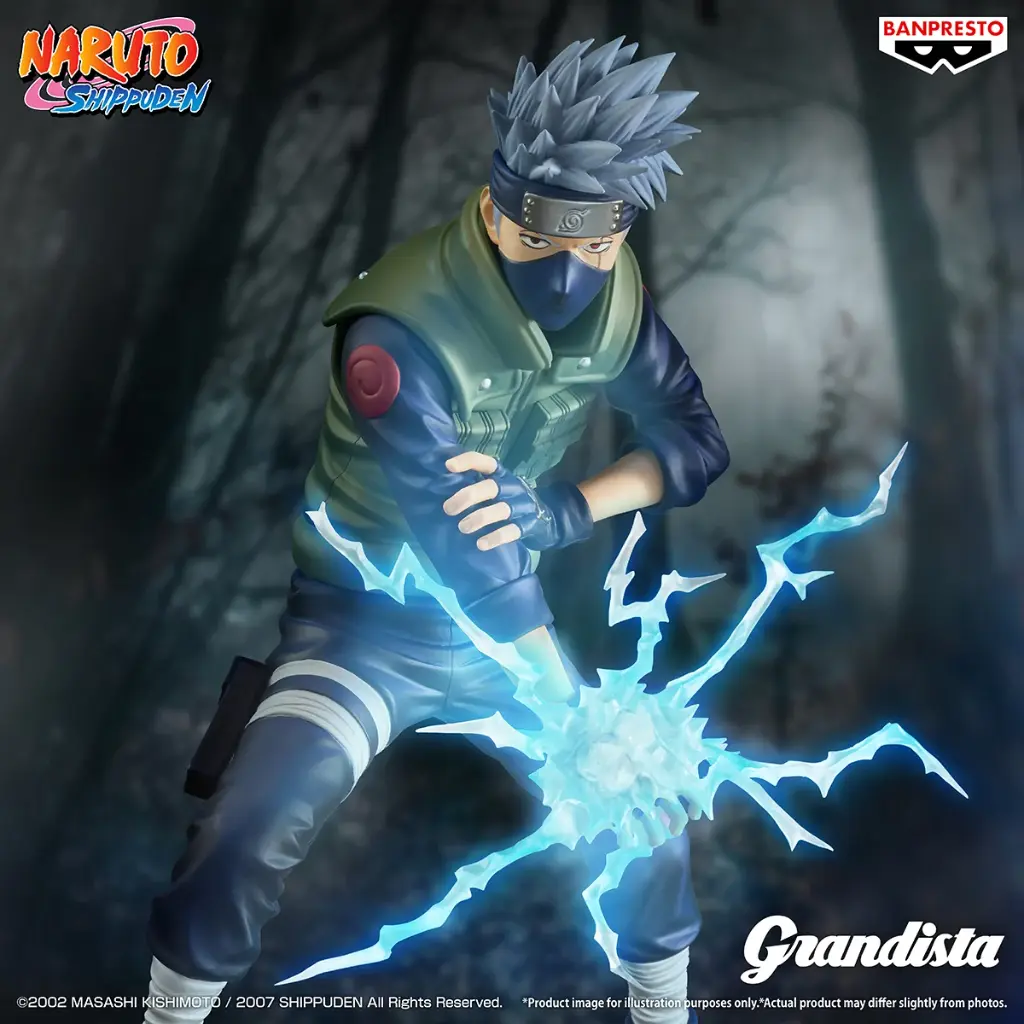 NARUTO SHIPPUDEN - Kakashi Hatake - Figurine Grandista 23cm NARUTO - Shikamaru - Figurine Memorable Saga 8cm  (copie)