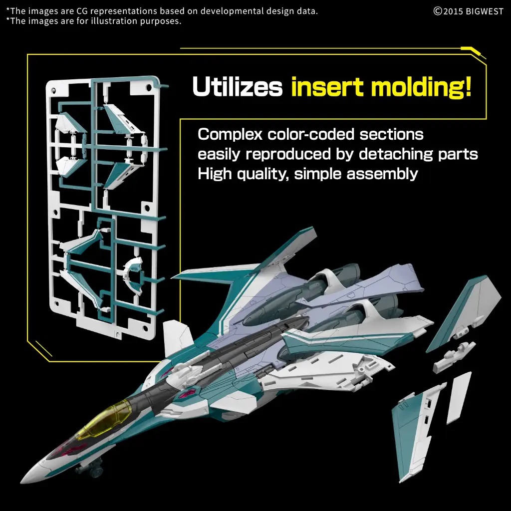 MACROSS - HG 1/100 VF-31S Siegfried Deluxe Set - Model Kit