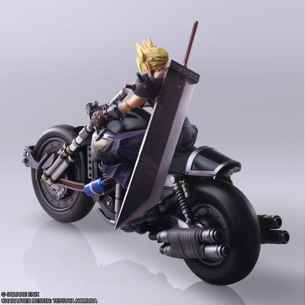 FINAL FANTASY VII - Cloud & Hardy-Daytona - Figurine Bring Arts 15cm