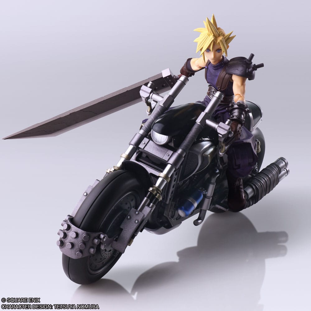 FINAL FANTASY VII - Cloud & Hardy-Daytona - Figurine Bring Arts 15cm