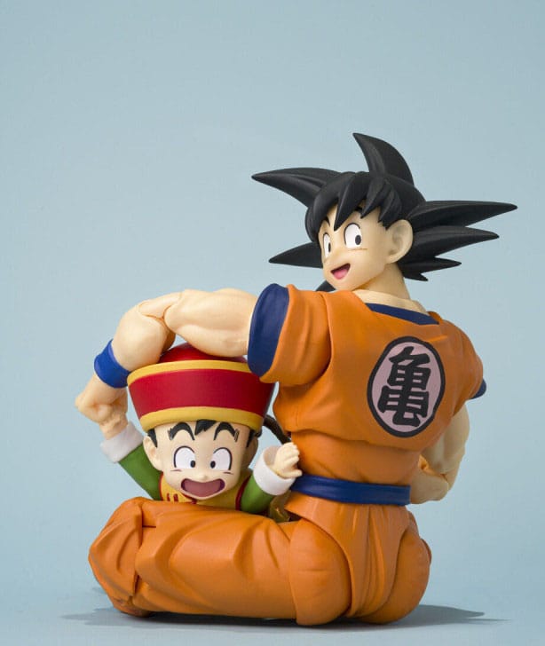 DRAGON BALL Z - Goku, Gohan & Kintoun -Figurine S.H. Figuarts 14 & 6cm