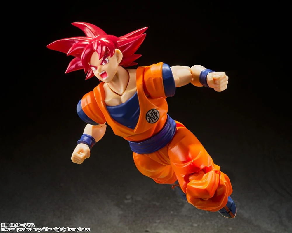 DRAGON BALL SUPER - SSG Goku God of Virtue - Fig. S.H. Figuarts 14cm 