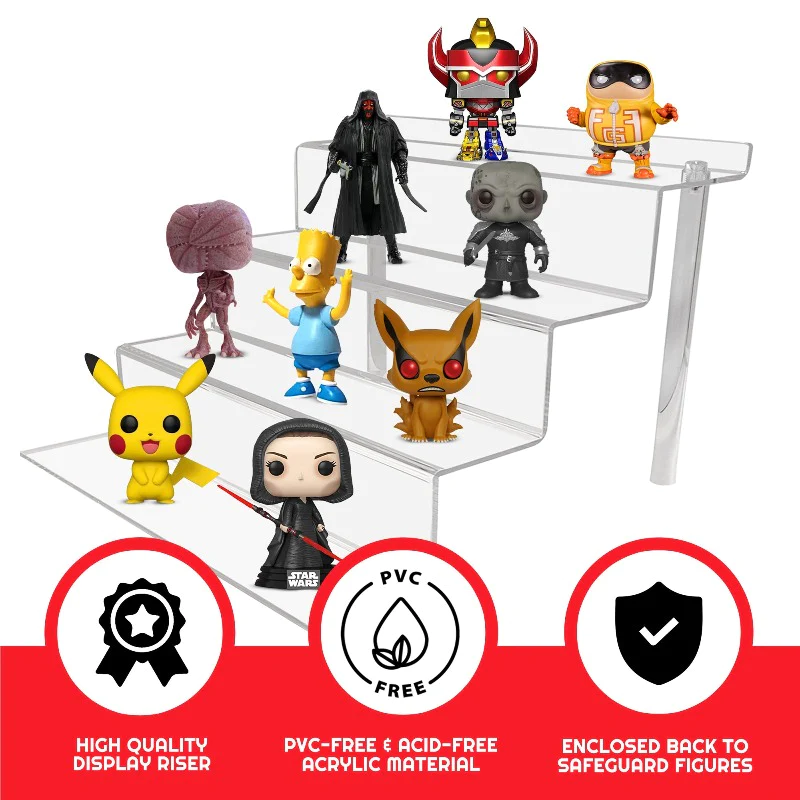 EVORETRO - Présentoirs en acrylique pour Funko Pops et figurines 