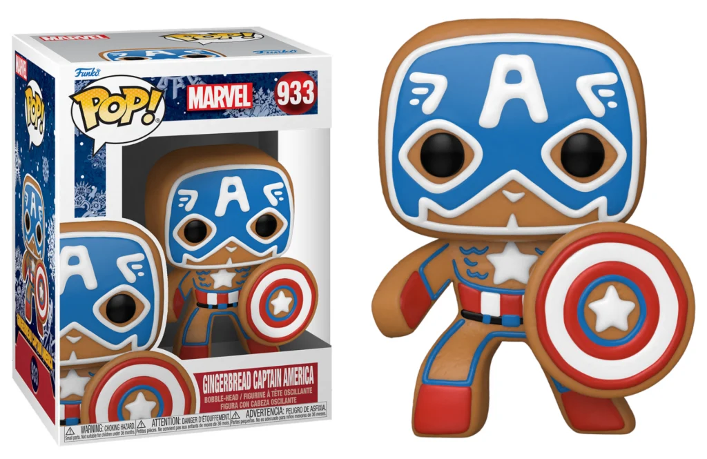 Funko POP 933 Gingerbread Captain America