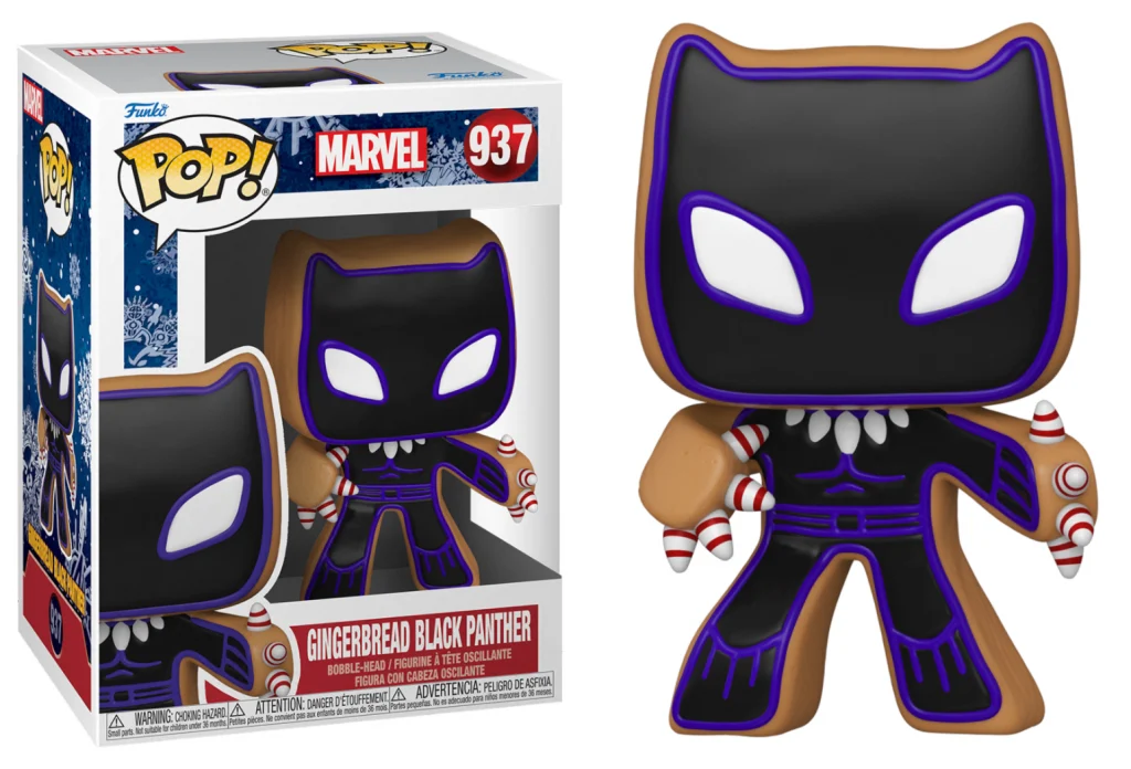 FUNKO POP 937 GINGERBREAD BLACK PANTHER