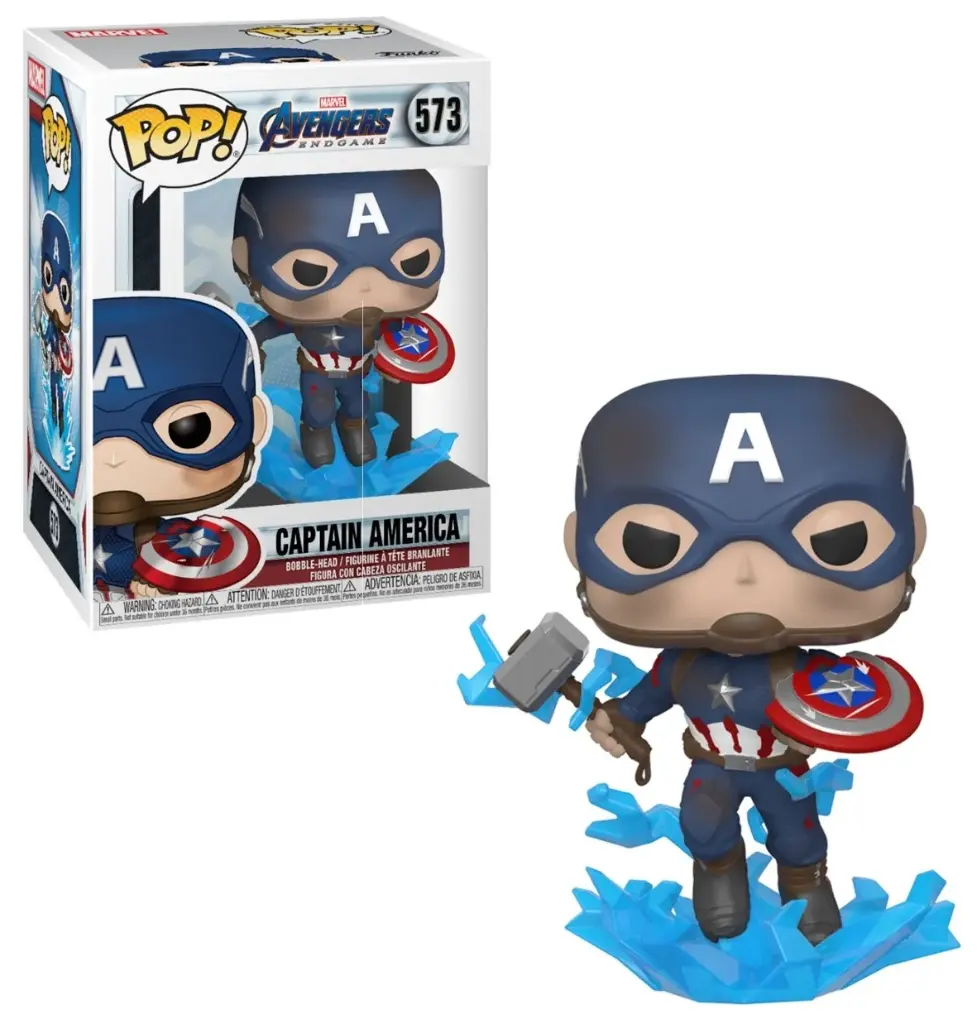 Funko POP 573 Captain America & Mjolnir