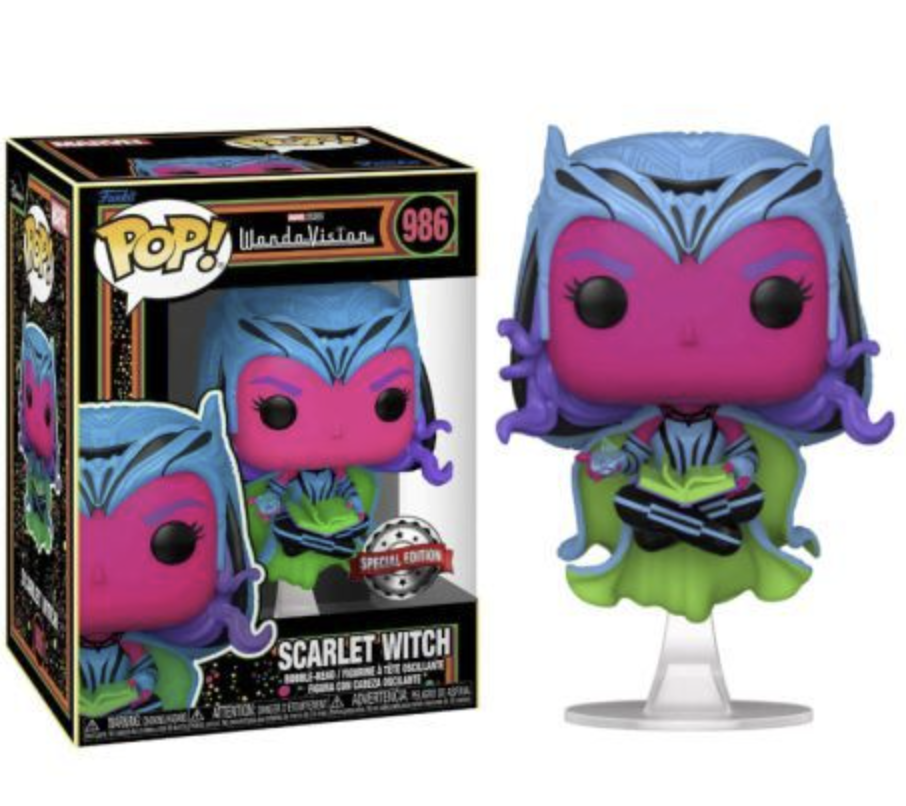 FUNKO POP 986 SCARLET WITCH BACKLIGHT SPECIAL EDITION